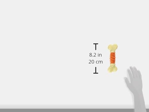 Nylabone Power Chew Dental Groove Bone Dog Chew Toy, Bacon Flavor, Large