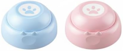 Sounding Button Pet Communication Recordable Voice with Positive Reinforcement Training Support Suitable for Beginner Training Advanced cues use, Blue-Pink