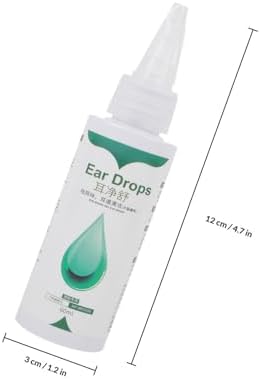 2 Bottles Pet Ear Cleaner for Dogs and Cats 60ml Each Ear Drops to Maintain and Refresh Soothing Relief Drops for Itchy and Smelly for Dogs