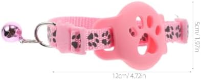 3pcs Reflective Kitten Collar Tracker Band Cat Locator Holder