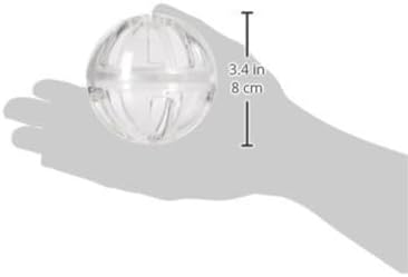 Bearded Dragon Feeder Toy Reptile Foraging Ball Lizard Enrichment Interactive Toy Reptile Terrarium Tank Decor for Lizard,Chameleon Small Animals (3.4 Inch)