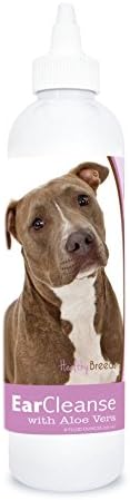 Healthy Breeds Pit Bull Ear Cleanse with Aloe Vera Sweet Pea and Vanilla 8 oz