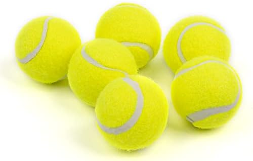 PetPrime 6PCS 2" Tennis Balls, Suitable for Mini Dog Automatic Ball Launcher Interactive Dog Fetch Toy Pet Ball Thrower Throwing Game Launcher