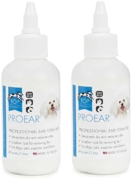 Professional Ear Powder for Dogs Cats Puppies and Kittens Bulk Available (80 Gram - 1 Bottle)