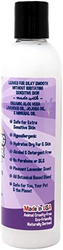 Bodhi Dog Gentle Moisturizing Dog Conditioner - Soothing Plant-Based Formula with Aloe Vera & Jojoba Oil - Hydrates & Softens Coat - Leaves Coat Soft Shiny & Manageable - Lavender Scent (8 Fl Oz)
