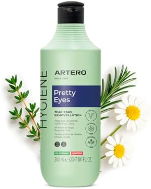Eye Care Kit. Artero Pretty Eyes and Artero Eye Wipes. Removes tear stains and other secretions from the eye area.