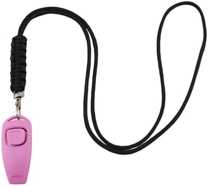 Clicker Easy to Use with Button Dog Training Accessories Strong and Long-Lasting, and Behavior Whistles for Bark Stop Barking Control Device