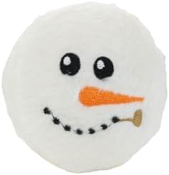 MIGHTY Tuffy Small Snow Ball: Ultra Durable Plush Dog Toy