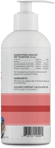 Dinovite SuprOmega Salmon Oil for Dogs & Cats, Skin & Coat Support, 16 oz