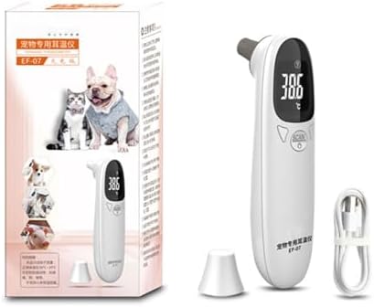Pet Thermometers - Veterinary LED Display Thermometers, Veterinary Fever Detectors | Dogs Accurate duall Mode Thermometers, Pet Temperature Monitoring Devices for Baby Cats and Dogs Cows Pigs