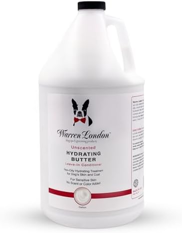 Warren London Hydrating Butter Dog Leave-in Conditioner, Unscented, 1 Gal