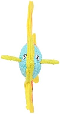 Tuffy® - DuraForce® : 2 Pack Jr Angel Fish Dog Toy: Ultra Durable Plush Toy with Multiple Layers & Reinforced Seams, Washable and Floats, DuraForce® Construction