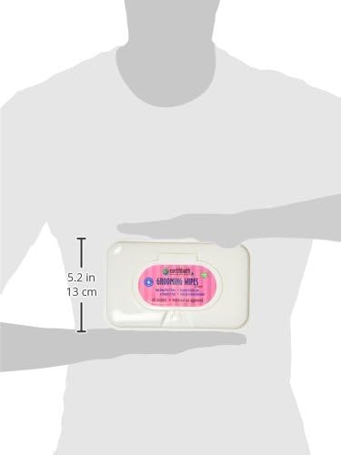 earthbath Ultra-Mild Wild Cherry Puppy Wipes, 100 Count (1 Pack)