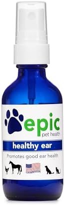 Healthy Ear - All Natural Liquid Supplement for Itchy Ears - Apply to Ears, Food & Water for Fast Results - Multivitamin Promotes Good Ear Health (Spray, 1 Ounce)