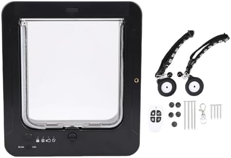 Smart Cat Door, Automatic Sensor Pet Flap with RFID Collar for Indoor Outdoor Entry