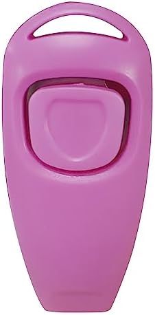 Pet Training Clicker and Sound Trainer with Keyring, Dog Clicker Combo for Behavioral Training, 8 Colors