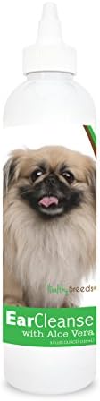 Healthy Breeds Pekingese Ear Cleanse with Aloe Vera Cucumber Melon 8 oz