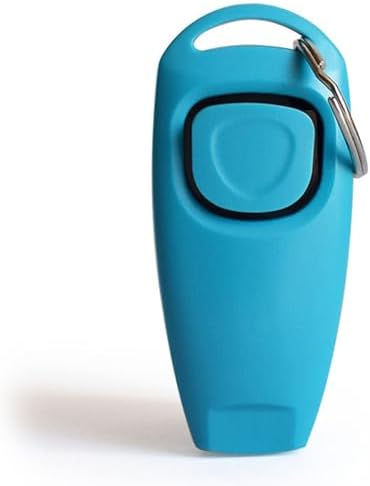 Pet Training Clicker and Sound Trainer with Keyring, Dog Clicker Combo for Behavioral Training, 8 Colors