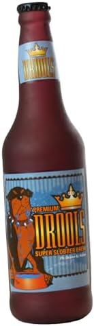 SILLY SQUEAKERS Tuffy Beer Bottle Dog Toy: Squeaky Dog Toy, Washable and Floats, Vinyl