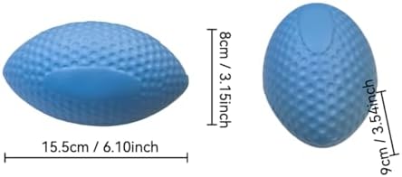 EVA bite-Resistant pet Football Dog Interactive Teething Toy can be Thrown and Bitten Training Ball Elastic and Light Human pet Throwing Ball (Purple)