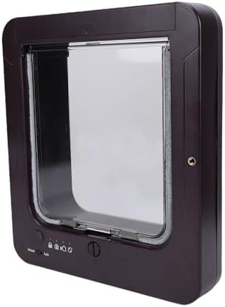 Smart Pet Door, Easy Installation Smart Sensor Dog Door with Collar and Remote Control, Pet for Kitty, Kittens, Dog