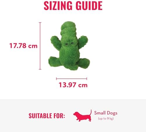 KONG Ali Alligator Cozie Dog Toy, Small