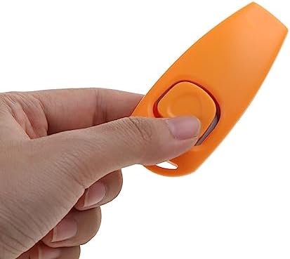 Pet Training Clicker and Sound Trainer with Keyring, Dog Clicker Combo for Behavioral Training, 8 Colors