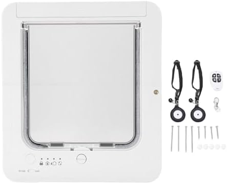Smart Cat Door with Collar Activated Sensor Entry