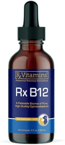 RX Vitamins B12 for Dogs and Cats - Helps Improve Pet Wellness - 4oz