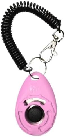 1-Pack Pet Clicker for Dogs – Easy-to-Use Training Clicker with Wrist Strap – Perfect for Puppy Potty Training, Bark Control & Sit/Stay Commands – Effective Positive Reinforcement Tool (yellow)