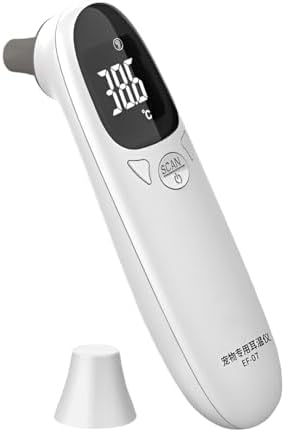 Pet Thermometers - Veterinary LED Display Thermometers, Veterinary Fever Detectors | Dogs Accurate duall Mode Thermometers, Pet Temperature Monitoring Devices for Baby Cats and Dogs Cows Pigs