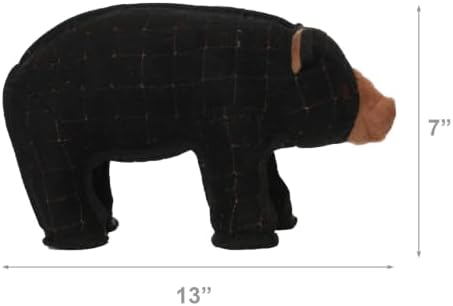 TUFFY® 2 Pack Bear Hippo Ultra Durable Plush Dog Toys