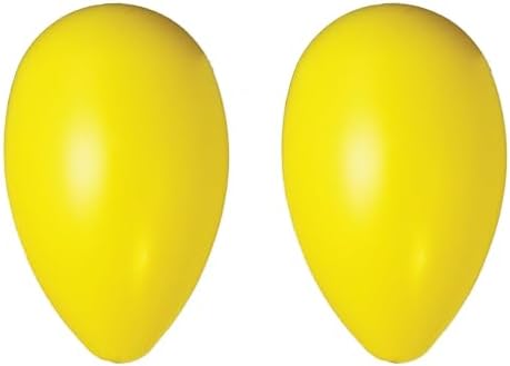 Jolly Pets Jolly Egg Dog Toy, 12 Inches/Large, Yellow (Pack of 2)