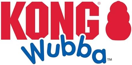 KONG Wubba Sport Dog Toy – Reinforced Tug & Toss Toy with Squeaker and Floppy Tails for Fetch & Interactive Play (Basketball, Large)
