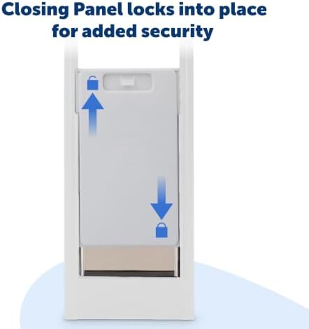 PetSafe Sliding Glass Pet Door, 1 Piece, Small Dogs to 15 lb, White