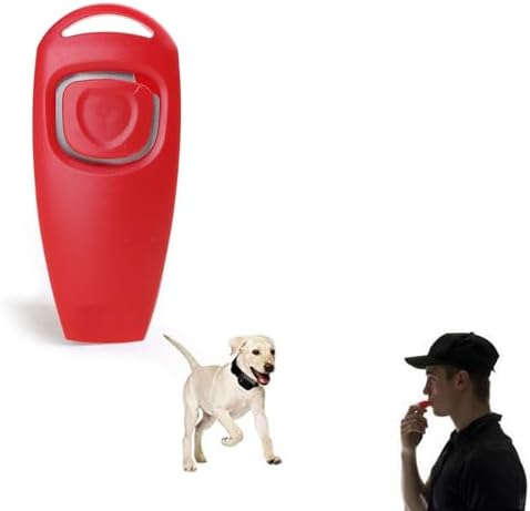 Pet Training Clicker and Sound Trainer with Keyring, Dog Clicker Combo for Behavioral Training, 8 Colors