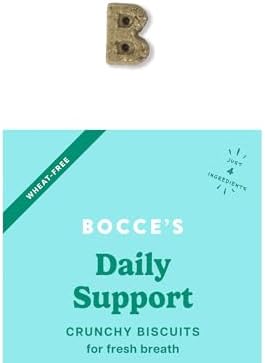 Bocce's Bakery Daily Breath Support Dog Biscuit Treat Bundle, 14oz (2 Pack)