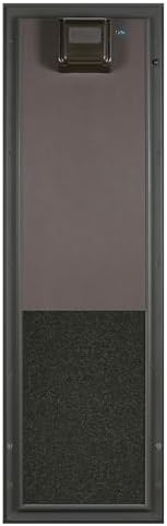 PlexiDor Electronic Wall-Mount Pet Door, Bronze, Large, Up to 100 lbs