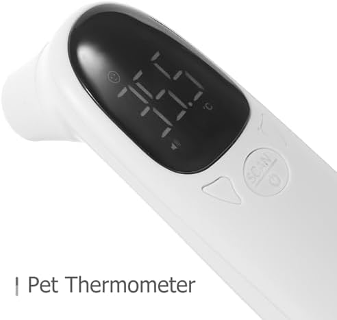 Rechargeable Non-Contact Pet Ear Thermometer for Cats, Accurate Measurement