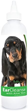 Healthy Breeds Black and Tan Coonhound Ear Cleanse with Aloe Vera Cucumber Melon 8 oz