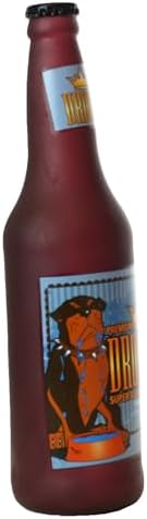 SILLY SQUEAKERS Tuffy Beer Bottle Dog Toy: Squeaky Dog Toy, Washable and Floats, Vinyl