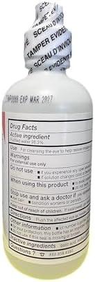 Dog Eye Wash – Sterile Pet Eye Cleaner for Dogs & Cats – Soothes Irritation, Removes Debris & Tear Stains – Gentle Ophthalmic Solution – 4 fl oz