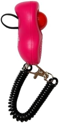 TRAVEL CAT Clicker Training Kit - 3 Pack Cat and Puppy Training Clicker with Button and Wrist Strap for Cats Behavior, Rewards Training - Red, Blue and Black Pet Training Clicker with Loud Click Sound