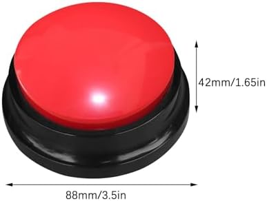 Dog Buttons for Communication, Dog Talking Buttons for Pet Training Buzzer with Waterproof Anti-Slip Button for Reducing Anxiety, Entertainment and Interaction