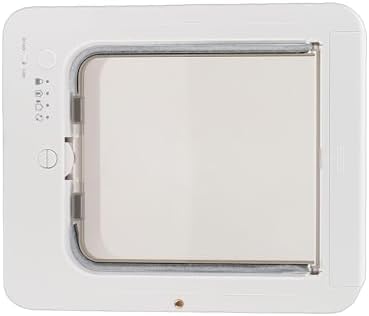 Pongnas Cat Door with Collar Activation – Automatic TwoWay Pet Door for