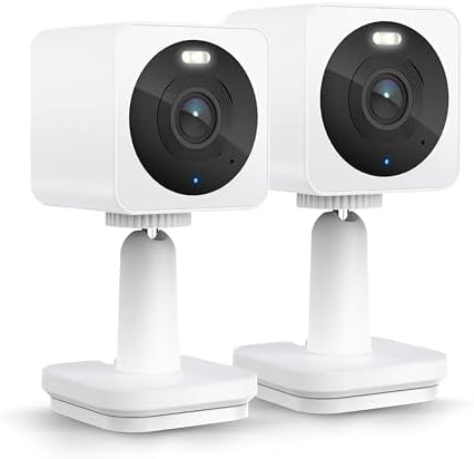 WYZE Cam OG 2-Pack Indoor/Outdoor Security Cameras with Color Night Vision