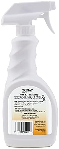 Zodiac Flea & Tick Spray for Dogs, Cats, Puppies & Kittens 16 Fluid Ounces (Pack of 2)