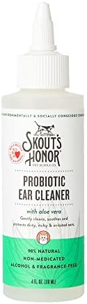 SKOUT'S HONOR Probiotic Cat Ear Cleaner, 4 oz