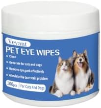Pet Eye Cleaning Wipes, for Dog&cat Eye Cleaning Care, 100 Pieces