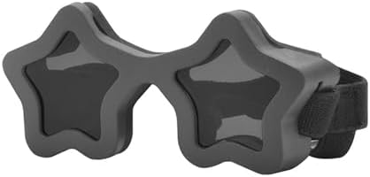 Dog Glasses Star Shape Frame Against Glasses Flexible Modifiable Bridge Easy Wipe Neat for Wilderness Expeditions Thin Pet